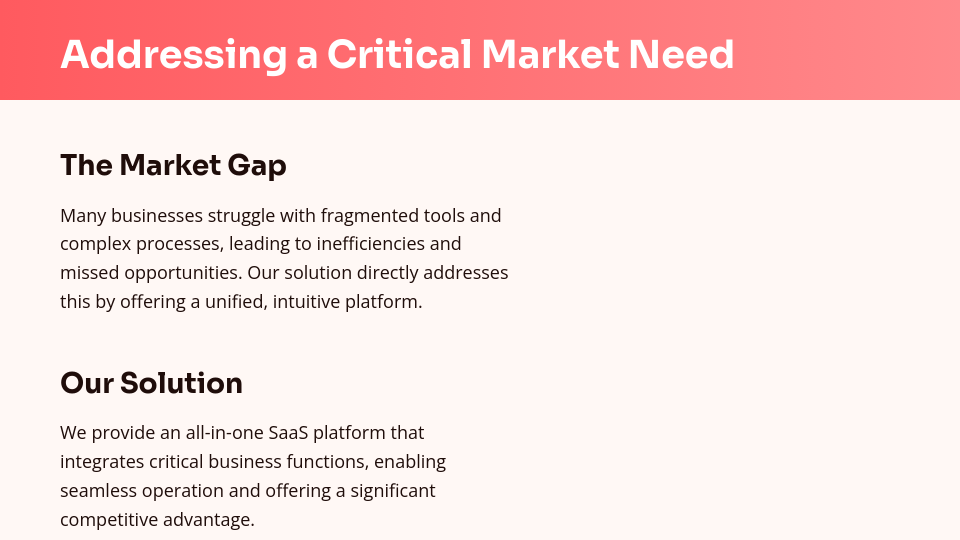 Enterprise SaaS Growth Venture Deck