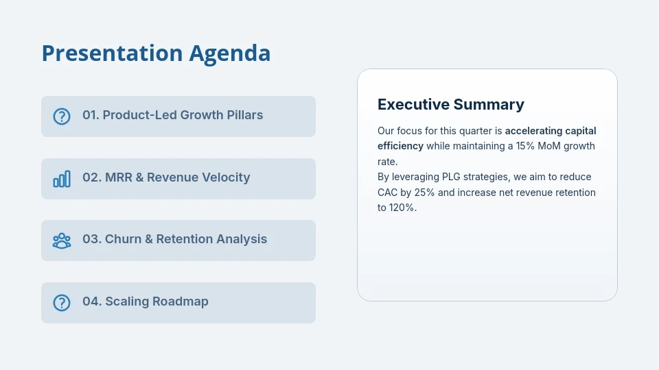 High-Growth SaaS Startup Investor Pitch