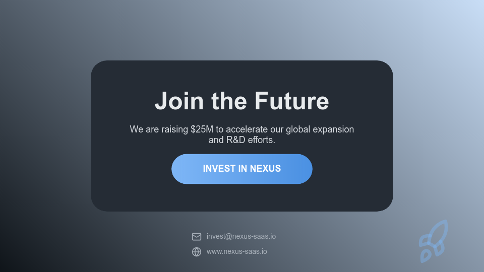 SaaS Growth and Venture Funding Pitch