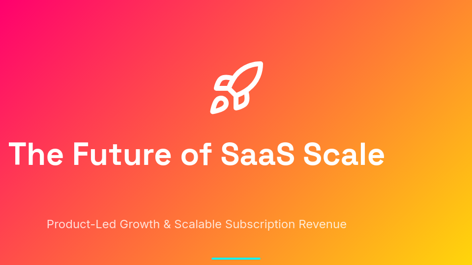 High-Growth SaaS Fundraising Deck