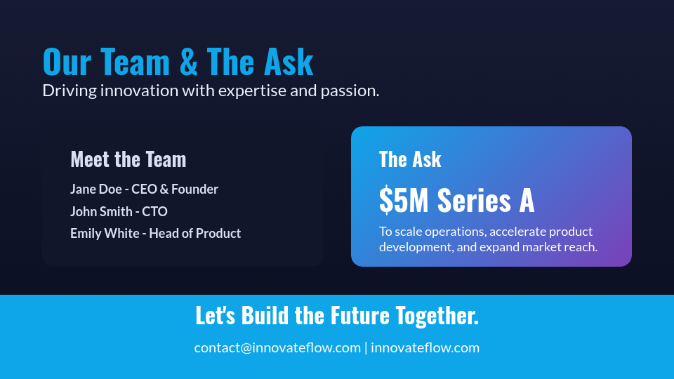 SaaS Series A Fundraising Vision