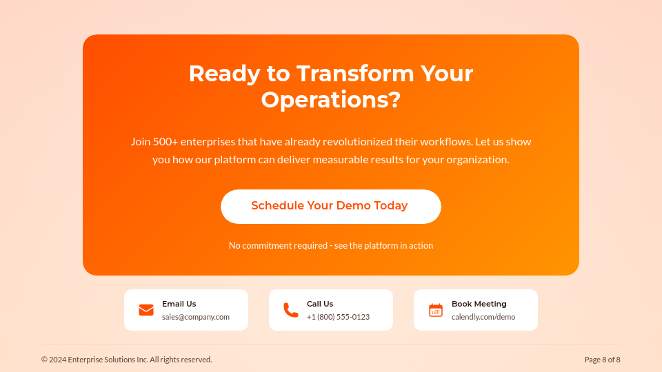 Strategic High-Impact Sales Deck