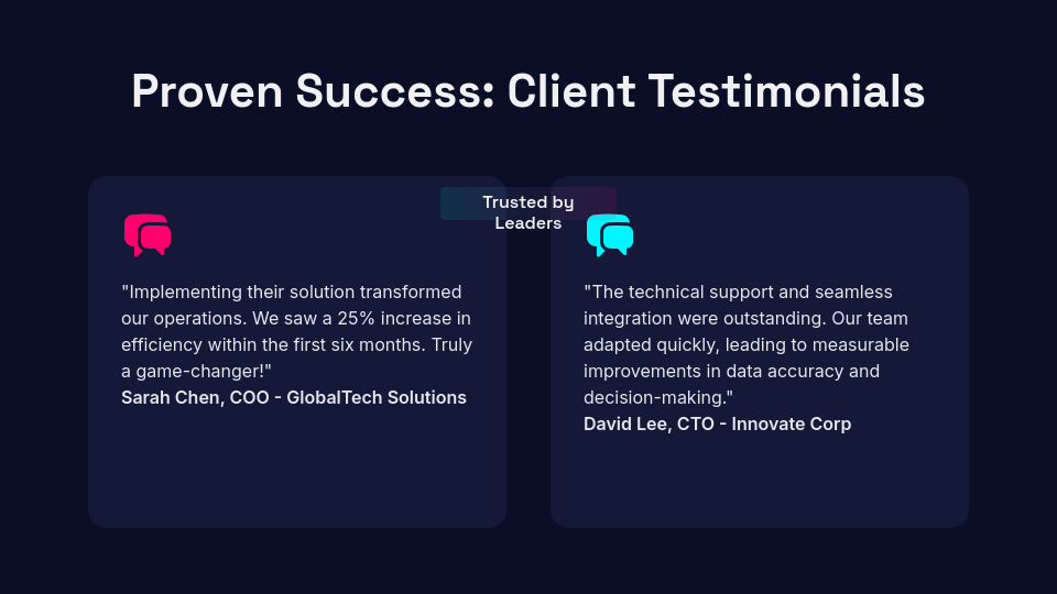 Strategic B2B Sales Showcase