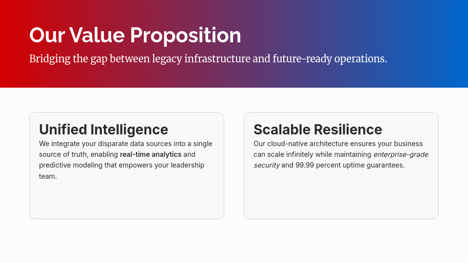 Strategic Enterprise Growth Pitch