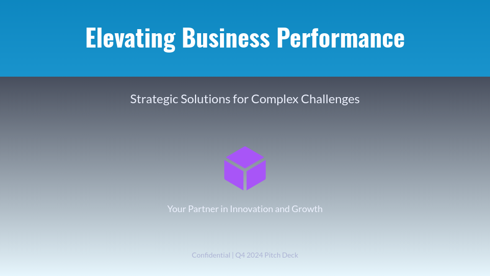 Enterprise Solution Sales Pitch