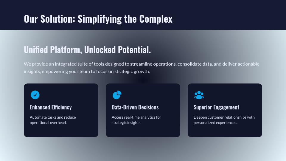 Enterprise Solution Sales Pitch