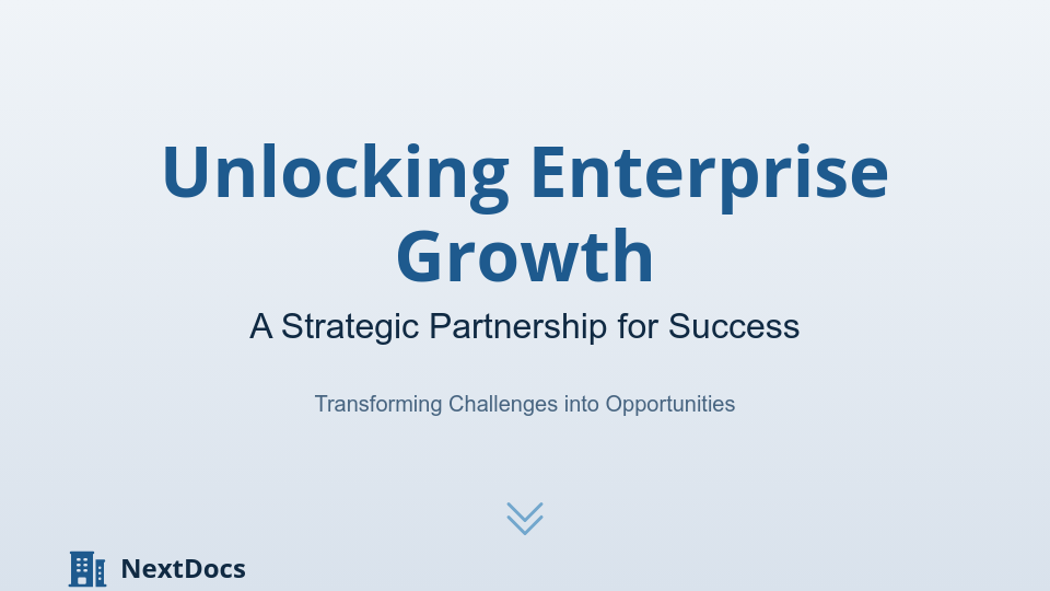 High-Impact Enterprise Sales Pitch