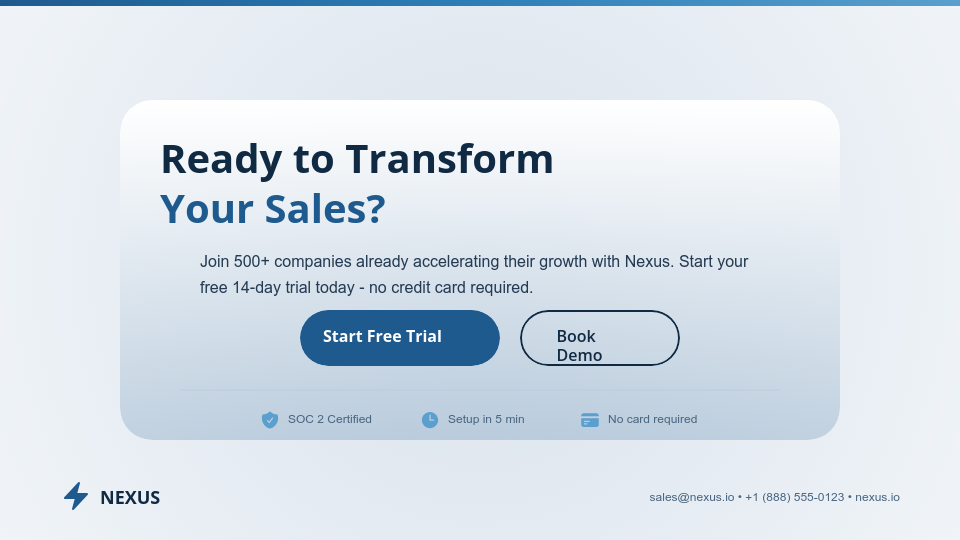 Strategic B2B Solution Sales Deck