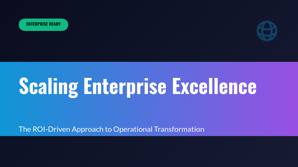 Strategic B2B Value Proposition Deck