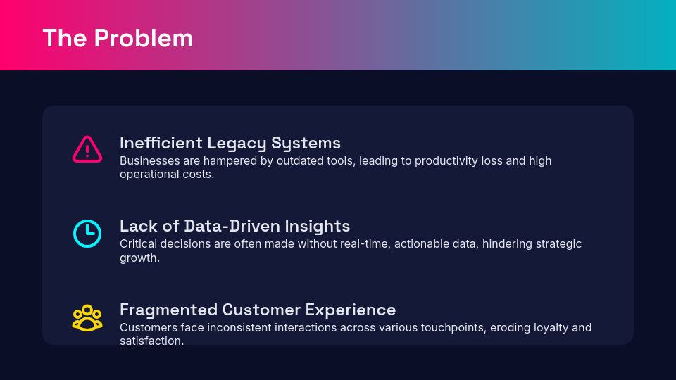 Seed Stage Venture Growth Deck