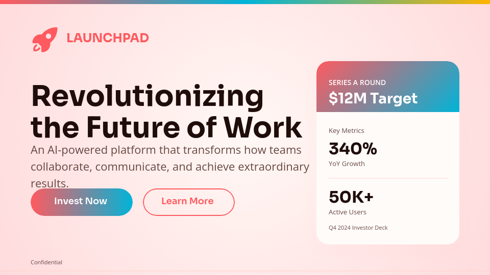 Venture Capital Ready Startup Deck