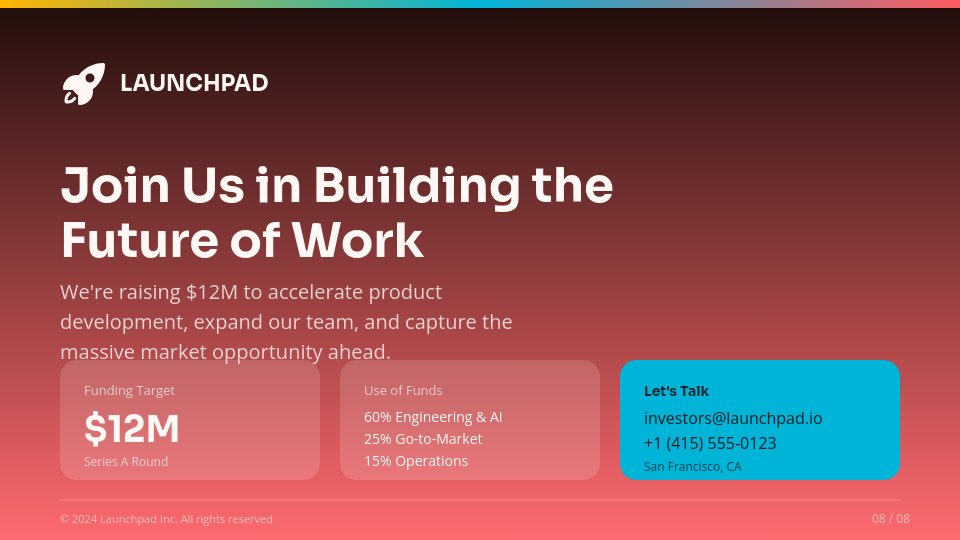 Venture Capital Ready Startup Deck