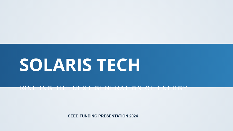 Disruptive Growth Venture Deck