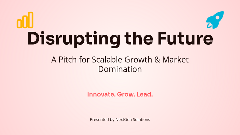 Seed Round Venture Growth Pitch