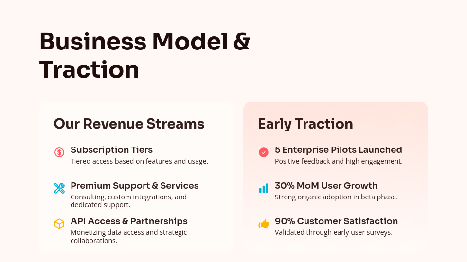 Seed Round Venture Growth Pitch