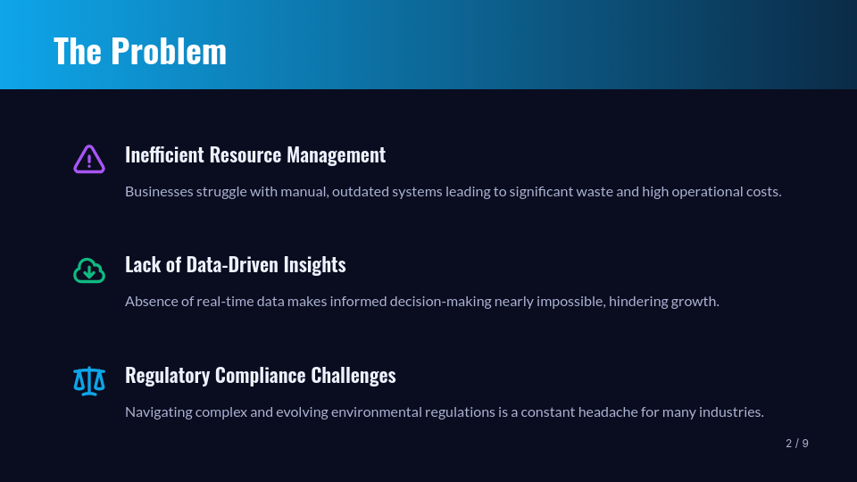 Strategic Tech Startup Investor Deck