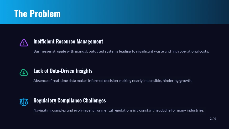 Strategic Tech Startup Investor Deck