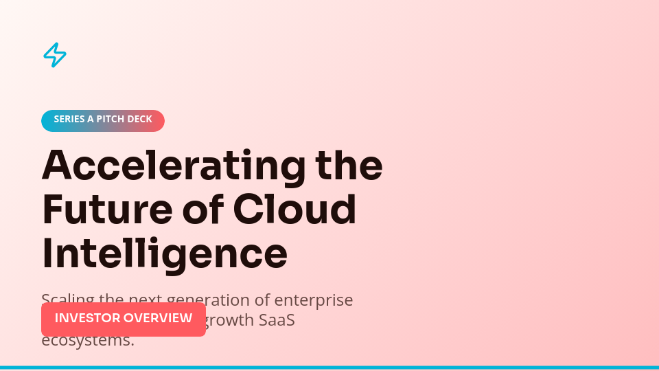 Scalable SaaS Venture Capital Pitch