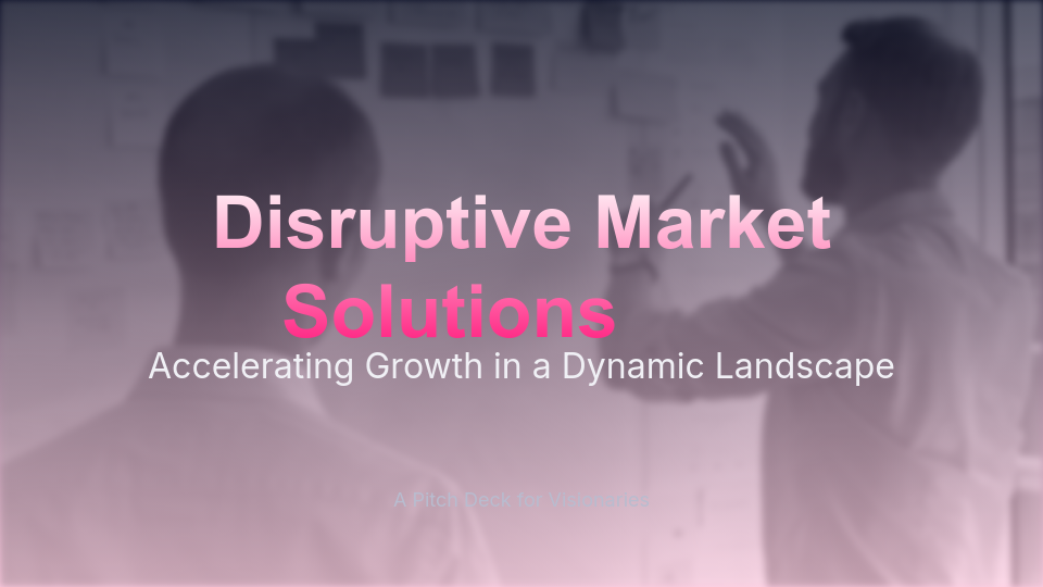 High-Growth Venture Investor Pitch