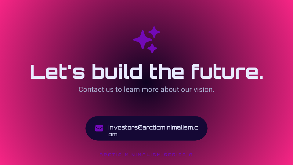 Disruptive Tech Startup Investor Pitch