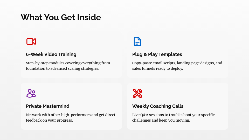 Interactive Webinar Sales Success Deck