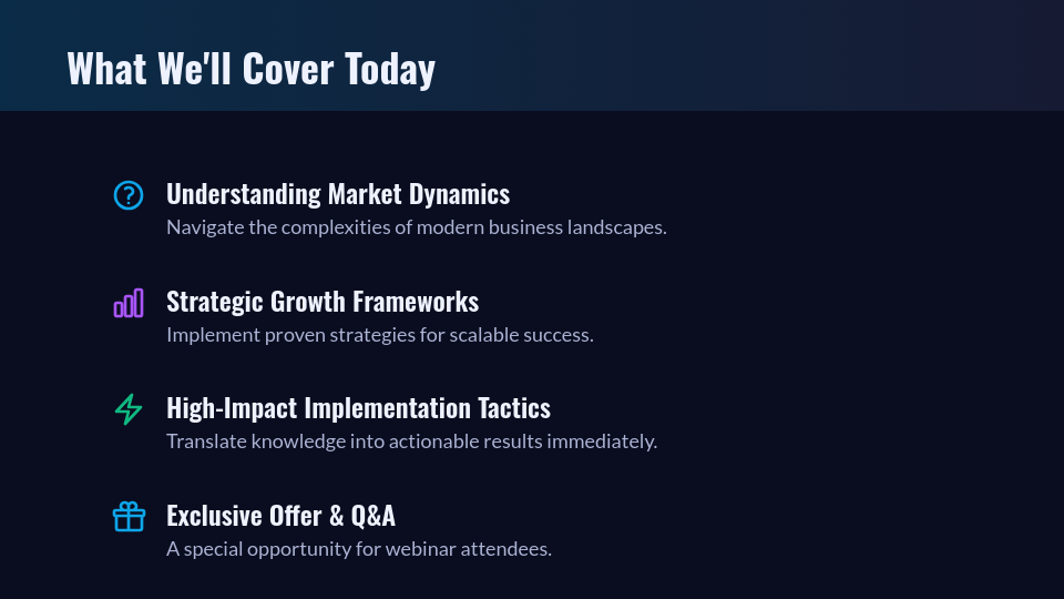 Interactive Webinar Sales Pitch