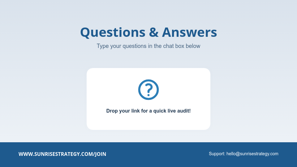 High-Conversion Webinar Sales Deck