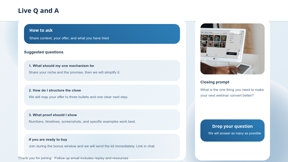 Engaging Virtual Sales Webinar Pitch