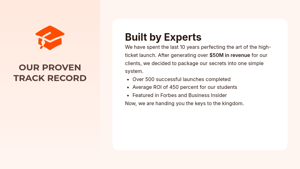 High-Conversion Webinar Sales Deck