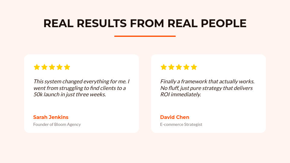 High-Conversion Webinar Sales Deck