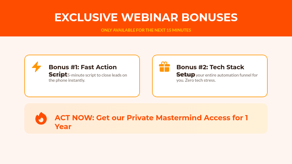 High-Conversion Webinar Sales Deck