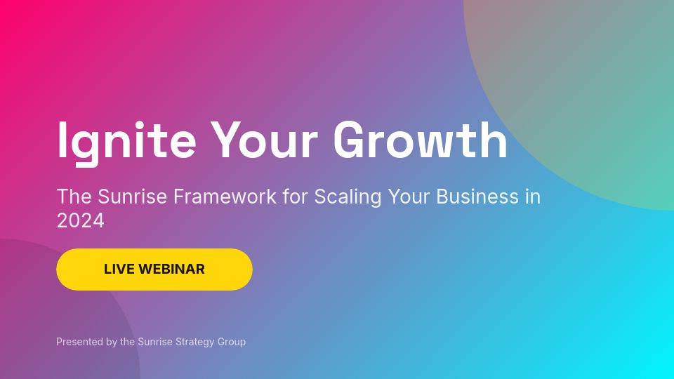 Interactive Sales Webinar Deck