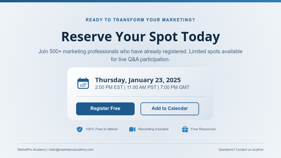 High-Conversion Webinar Pitch for Founders