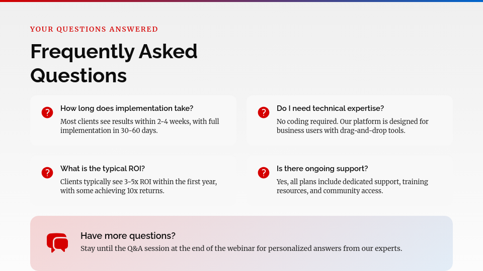 Lead Generation Webinar Masterclass