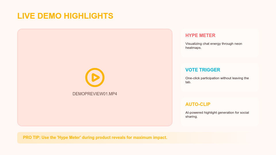 Interactive Live Webinar Pitch Deck