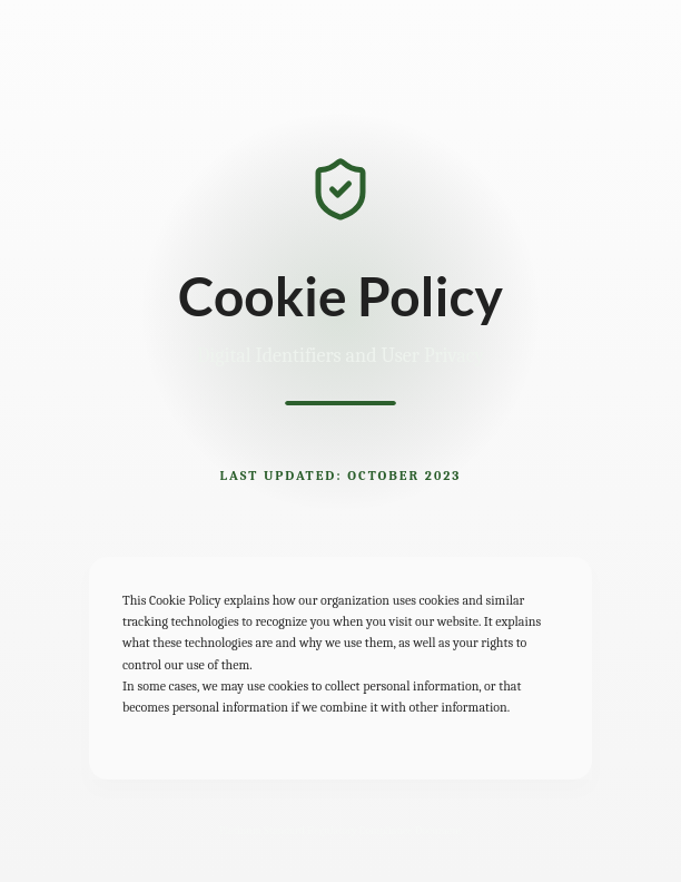 Comprehensive Website Cookie Compliance Policy