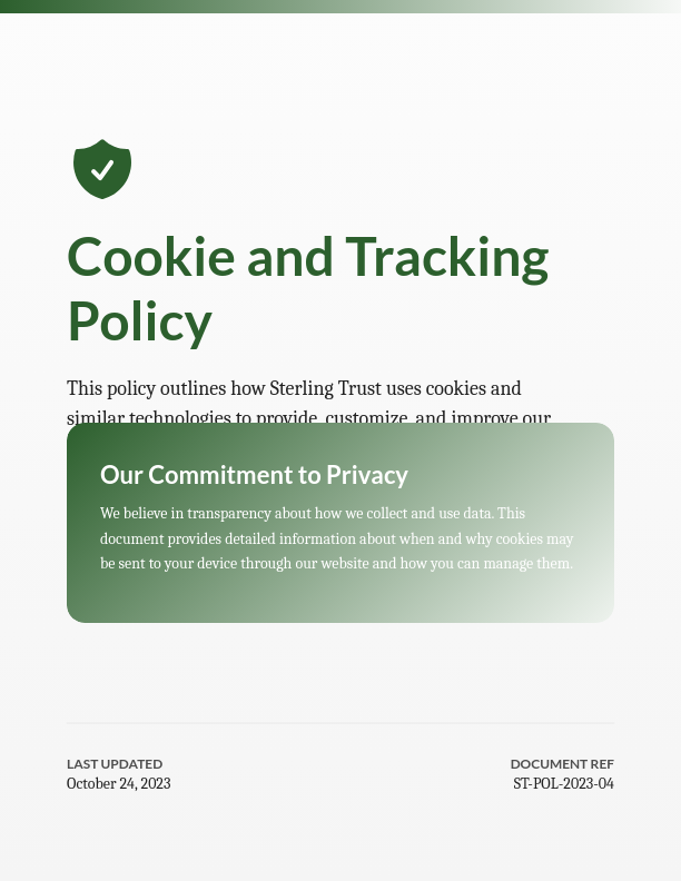 Website Cookie Compliance Policy