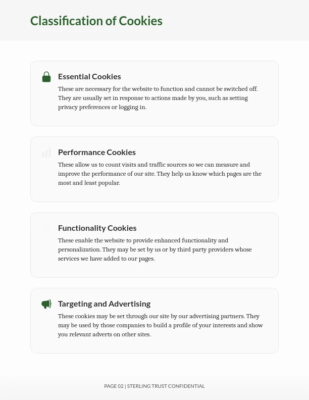 Website Cookie Compliance Policy
