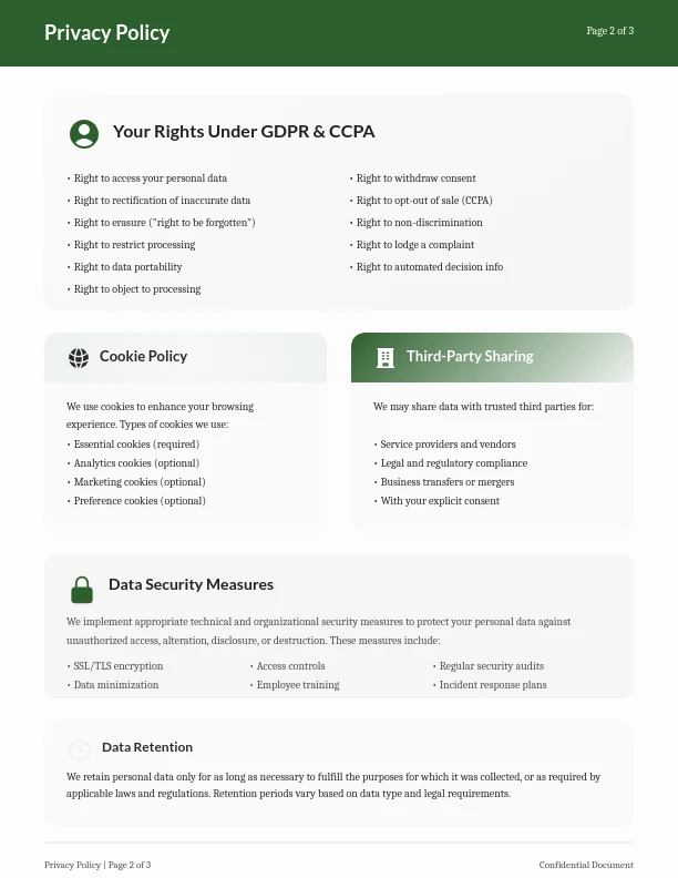 Corporate Privacy & Data Protection Policy