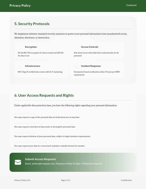 Comprehensive Digital Privacy & Data Policy
