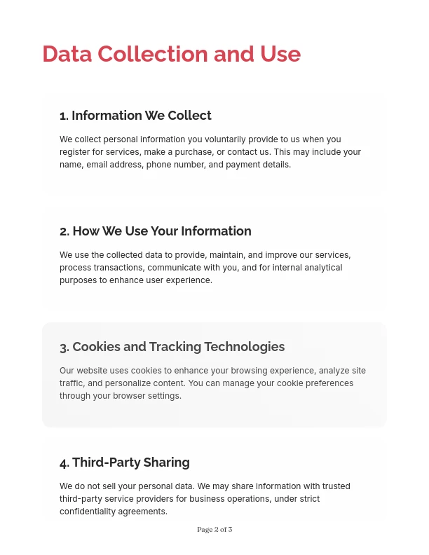 Comprehensive Digital Privacy Standards