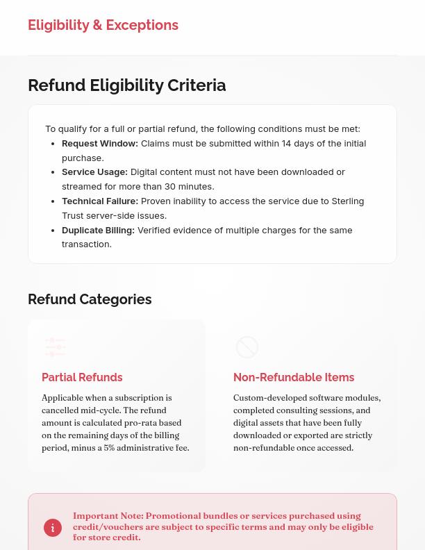 Digital Service Refund & Subscription Terms