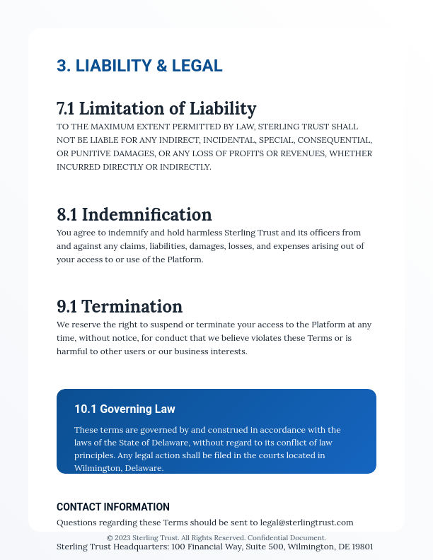 Digital Services Terms and Conditions
