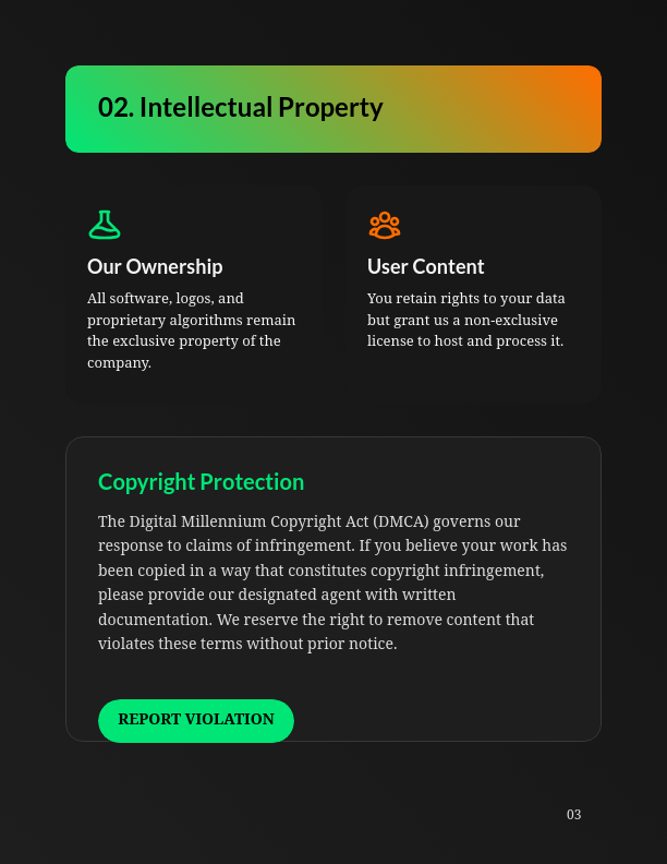 E-commerce and Service User Agreement