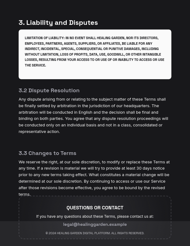 SaaS Platform Terms of Use Agreement