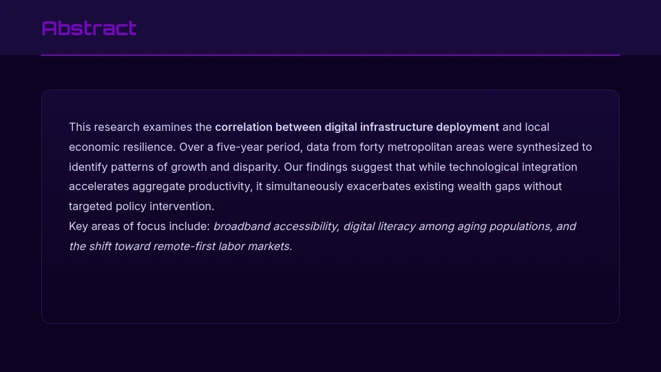 Scholarly Research Thesis Findings