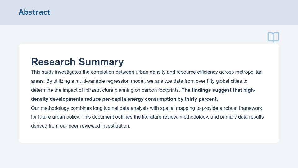 Scholarly Research Thesis Defense