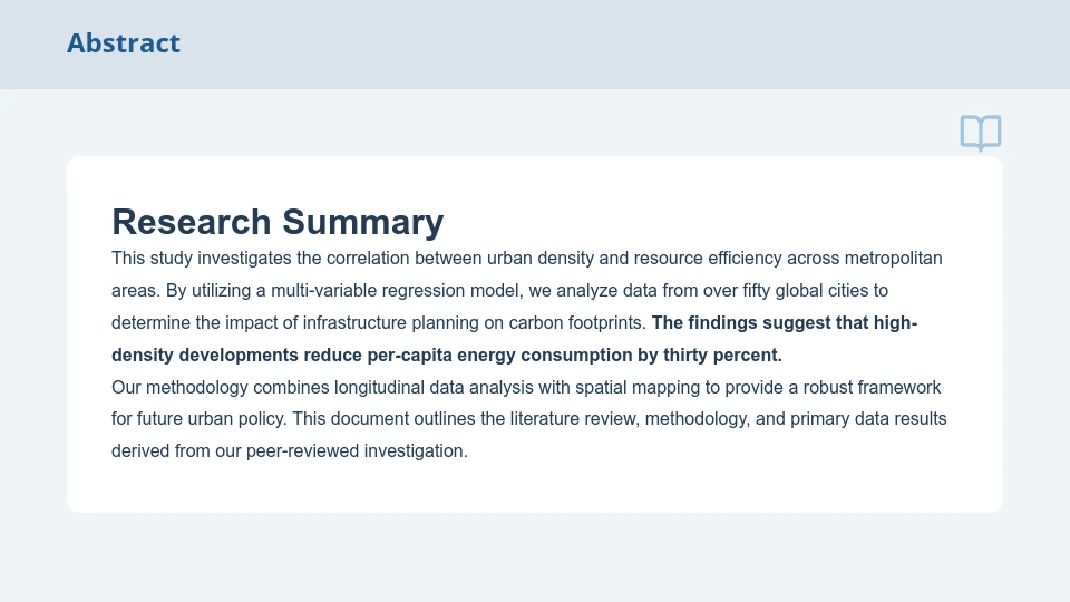 Scholarly Research Thesis Defense