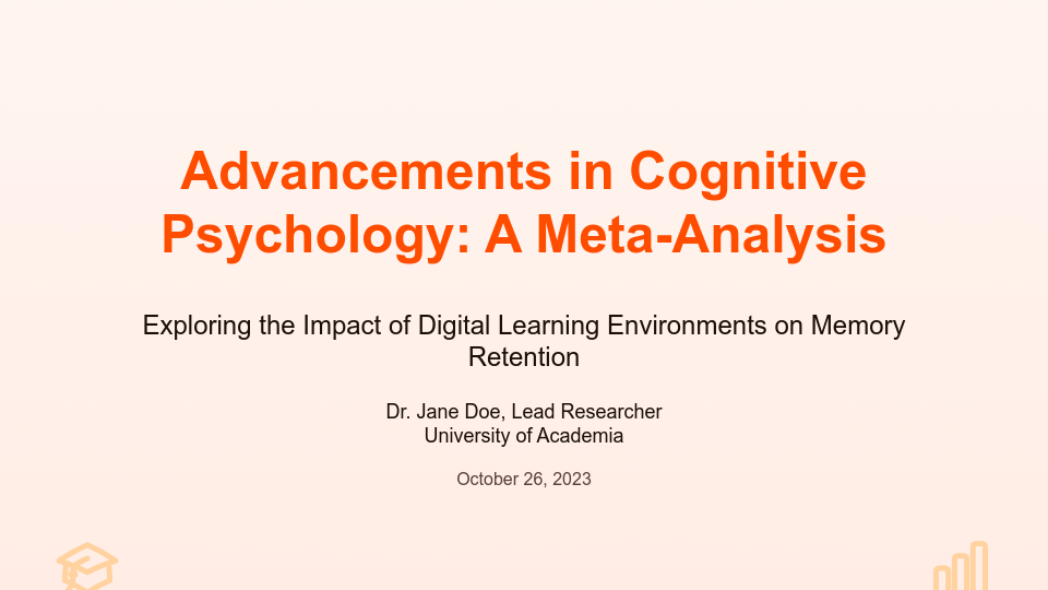 Scholarly Research Framework & Data Analysis