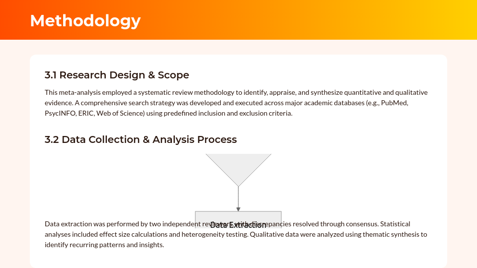 Scholarly Research Framework & Data Analysis